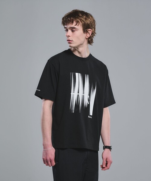 green label relaxing(グリーンレーベルリラクシング)の「【別注】<WILLIAM KLEIN>クルーネック 半袖 Tシャツ(Tシャツ/カットソー・メンズ・その他2/その他1/ホワイト/ブラック・XL/M/L)」の6枚目の写真