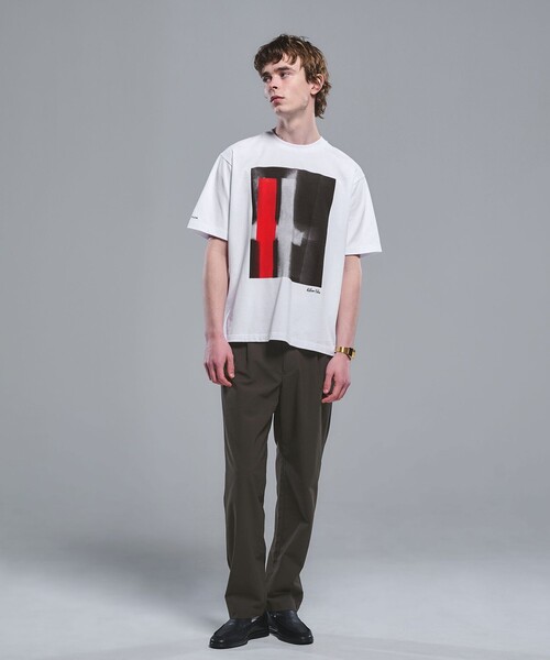 green label relaxing(グリーンレーベルリラクシング)の「【別注】<WILLIAM KLEIN>クルーネック 半袖 Tシャツ(Tシャツ/カットソー・メンズ・その他2/その他1/ホワイト/ブラック・XL/M/L)」の10枚目の写真