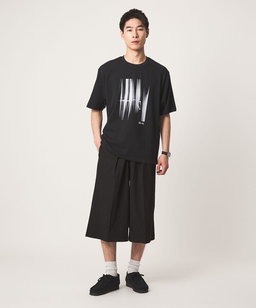 green label relaxing(グリーンレーベルリラクシング)の「【別注】<WILLIAM KLEIN>クルーネック 半袖 Tシャツ(Tシャツ/カットソー・メンズ・その他2/その他1/ホワイト/ブラック・XL/M/L)」の12枚目の写真