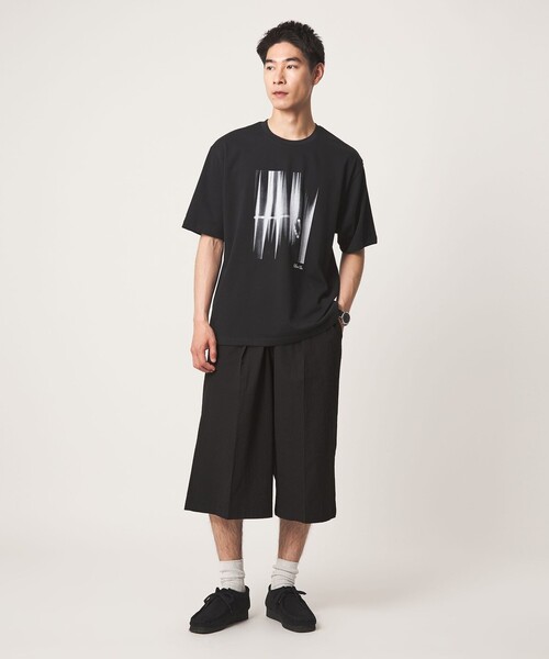 green label relaxing(グリーンレーベルリラクシング)の「【別注】<WILLIAM KLEIN>クルーネック 半袖 Tシャツ(Tシャツ/カットソー・メンズ・その他2/その他1/ホワイト/ブラック・XL/M/L)」の13枚目の写真