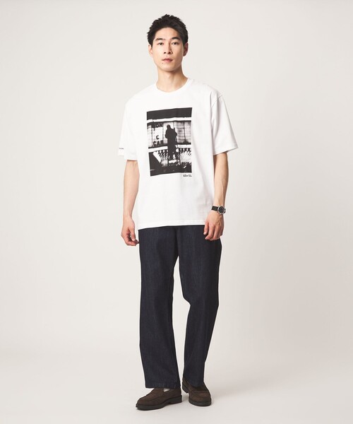 green label relaxing(グリーンレーベルリラクシング)の「【別注】<WILLIAM KLEIN>クルーネック 半袖 Tシャツ(Tシャツ/カットソー・メンズ・その他2/その他1/ホワイト/ブラック・XL/M/L)」の15枚目の写真