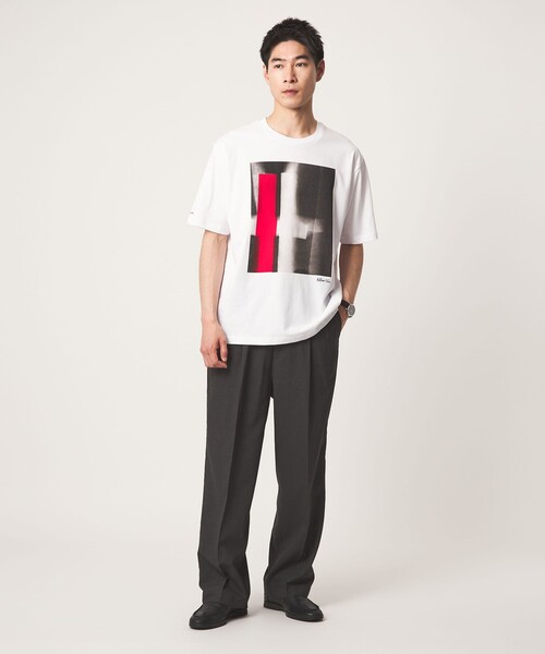 green label relaxing(グリーンレーベルリラクシング)の「【別注】<WILLIAM KLEIN>クルーネック 半袖 Tシャツ(Tシャツ/カットソー・メンズ・その他2/その他1/ホワイト/ブラック・XL/M/L)」の17枚目の写真