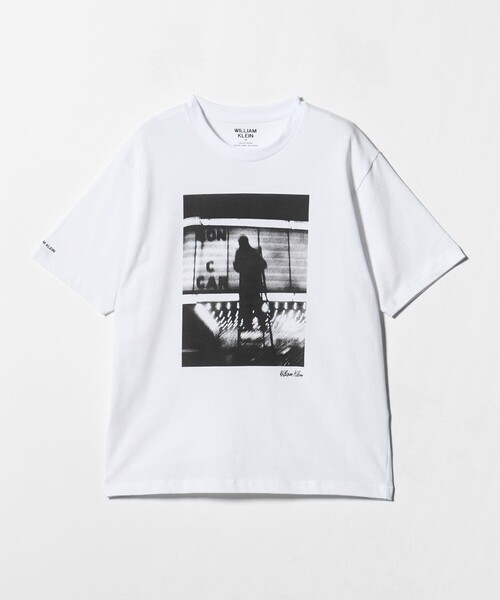 green label relaxing(グリーンレーベルリラクシング)の「【別注】<WILLIAM KLEIN>クルーネック 半袖 Tシャツ(Tシャツ/カットソー・メンズ・その他2/その他1/ホワイト/ブラック・XL/M/L)」の18枚目の写真
