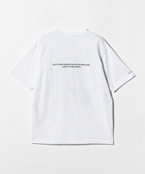 green label relaxing(グリーンレーベルリラクシング)の「【別注】<WILLIAM KLEIN>クルーネック 半袖 Tシャツ(Tシャツ/カットソー・メンズ・その他2/その他1/ホワイト/ブラック・XL/M/L)」の19枚目の写真