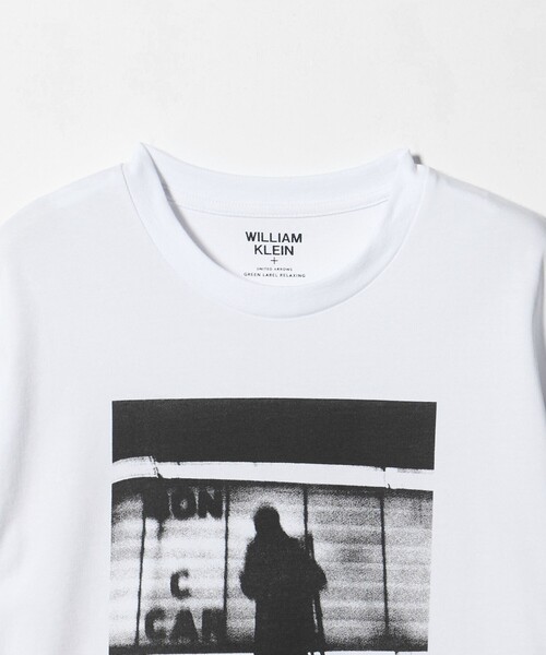 green label relaxing(グリーンレーベルリラクシング)の「【別注】<WILLIAM KLEIN>クルーネック 半袖 Tシャツ(Tシャツ/カットソー・メンズ・その他2/その他1/ホワイト/ブラック・XL/M/L)」の20枚目の写真