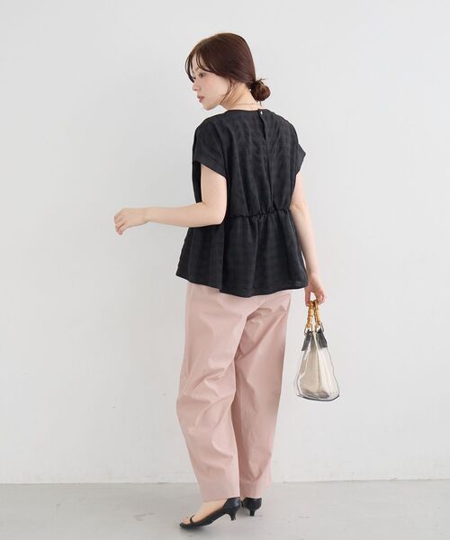 le.coeur blanc（ルクールブラン）の「【撥水・UV・接触冷感】2タックパンツ（その他パンツ・レディース・ライトピンク/ブラック/カーキオリーブ・36/38）」の11枚目の写真