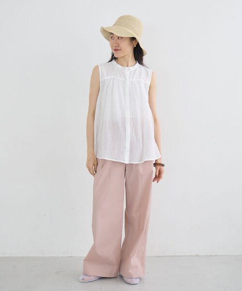 le.coeur blanc（ルクールブラン）の「【撥水・UV・接触冷感】2タックパンツ（その他パンツ・レディース・ライトピンク/ブラック/カーキオリーブ・36/38）」の14枚目の写真