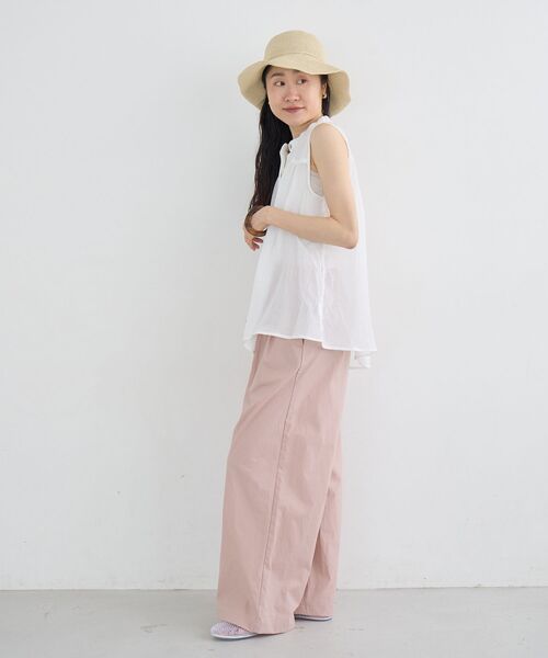 le.coeur blanc（ルクールブラン）の「【撥水・UV・接触冷感】2タックパンツ（その他パンツ・レディース・ライトピンク/ブラック/カーキオリーブ・36/38）」の15枚目の写真