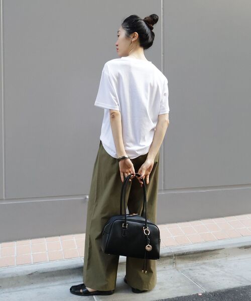 le.coeur blanc（ルクールブラン）の「【撥水・UV・接触冷感】2タックパンツ（その他パンツ・レディース・ライトピンク/ブラック/カーキオリーブ・36/38）」の15枚目の写真