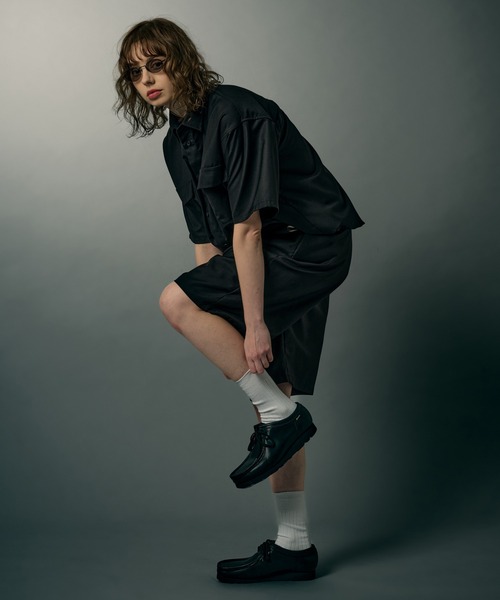 WETTEMPT(ウィテンプト)の「FUNCTIONAL 1 TUCK HALF SLACKS / ファンクショナルワンタックハーフスラックス(その他パンツ・メンズ・ブラック/チャコールグレー・LARGE/MEDIUM/SMALL)」の14枚目の写真