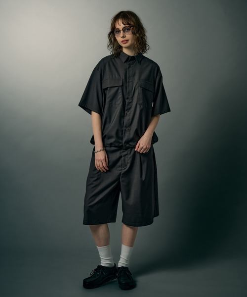 WETTEMPT(ウィテンプト)の「FUNCTIONAL 1 TUCK HALF SLACKS / ファンクショナルワンタックハーフスラックス(その他パンツ・メンズ・ブラック/チャコールグレー・LARGE/MEDIUM/SMALL)」の22枚目の写真