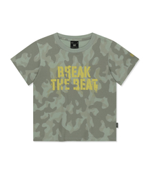 W CAMO PATTERN TEE - KHAKI