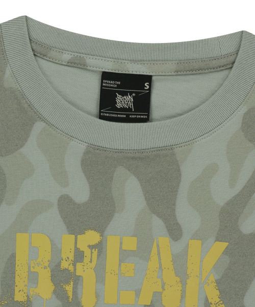 BROWNBREATH(ブラウンブレス)の「W CAMO PATTERN TEE - KHAKI(Tシャツ/カットソー・レディース・その他・SMALL/MEDIUM)」の3枚目の写真