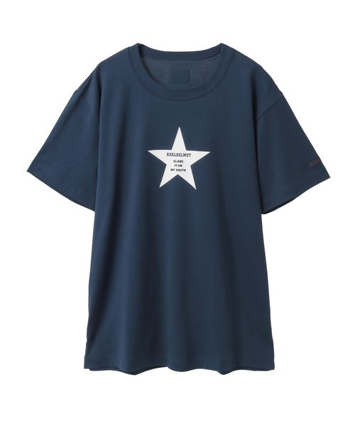 KARL HELMUT(カールヘルム)の「星プリントTシャツ(Tシャツ/カットソー・メンズ・トップグレー/ブラック/レッド/ホワイト/ネイビー・LARGE/MEDIUM)」の4枚目の写真