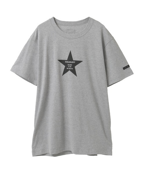 KARL HELMUT(カールヘルム)の「星プリントTシャツ(Tシャツ/カットソー・メンズ・トップグレー/ブラック/レッド/ホワイト/ネイビー・LARGE/MEDIUM)」の3枚目の写真
