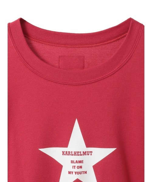 KARL HELMUT(カールヘルム)の「星プリントTシャツ(Tシャツ/カットソー・メンズ・トップグレー/ブラック/レッド/ホワイト/ネイビー・LARGE/MEDIUM)」の8枚目の写真