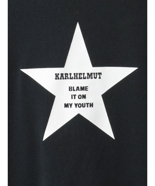 KARL HELMUT(カールヘルム)の「星プリントTシャツ(Tシャツ/カットソー・メンズ・トップグレー/ブラック/レッド/ホワイト/ネイビー・LARGE/MEDIUM)」の13枚目の写真