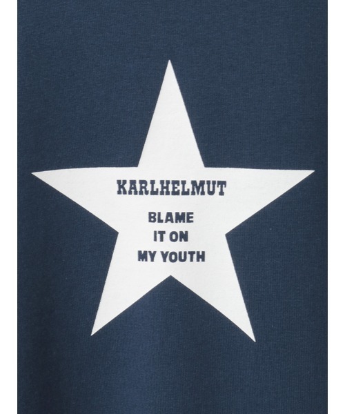 KARL HELMUT(カールヘルム)の「星プリントTシャツ(Tシャツ/カットソー・メンズ・トップグレー/ブラック/レッド/ホワイト/ネイビー・LARGE/MEDIUM)」の17枚目の写真