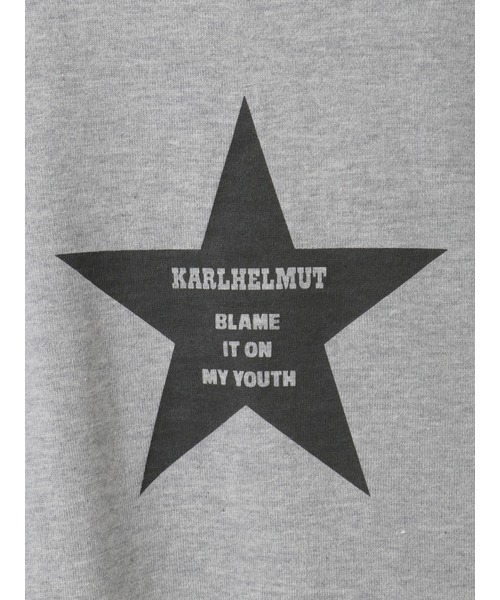 KARL HELMUT(カールヘルム)の「星プリントTシャツ(Tシャツ/カットソー・メンズ・トップグレー/ブラック/レッド/ホワイト/ネイビー・LARGE/MEDIUM)」の19枚目の写真