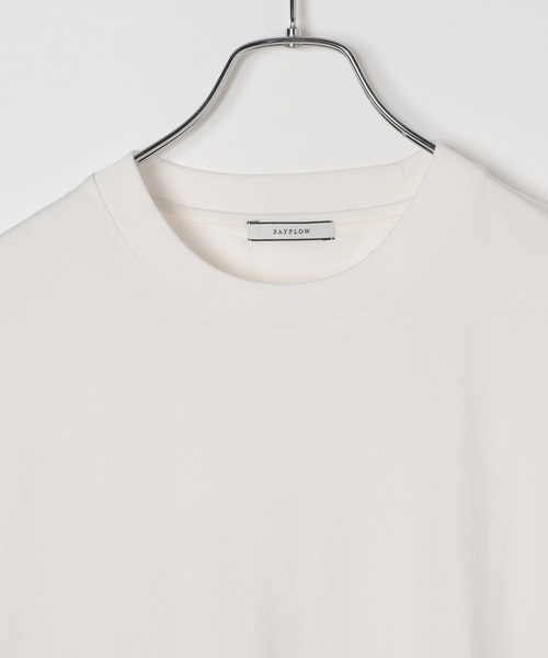 BAYFLOW(ベイフロー)の「【接触冷感】クールタッチノースリーブ(Tシャツ/カットソー・メンズ・ホワイト/ブラック・MEDIUM/LARGE)」の5枚目の写真