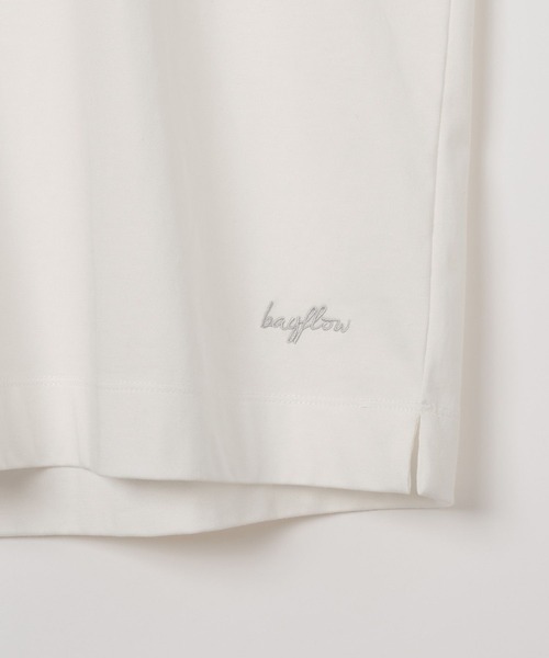BAYFLOW(ベイフロー)の「【接触冷感】クールタッチノースリーブ(Tシャツ/カットソー・メンズ・ホワイト/ブラック・MEDIUM/LARGE)」の8枚目の写真