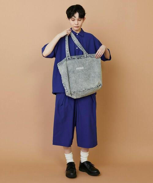 FRAPBOIS(フラボア)の「デニムロゴBAG(トートバッグ・レディース・サックスブルー/ブルー・FREE)」の16枚目の写真