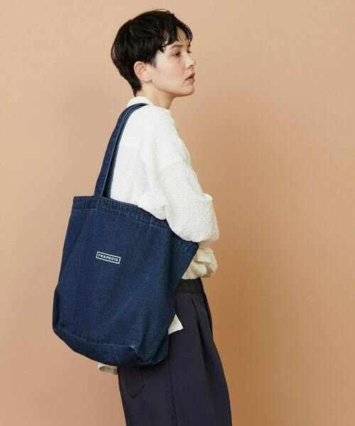 FRAPBOIS(フラボア)の「デニムロゴBAG(トートバッグ・レディース・サックスブルー/ブルー・FREE)」の21枚目の写真