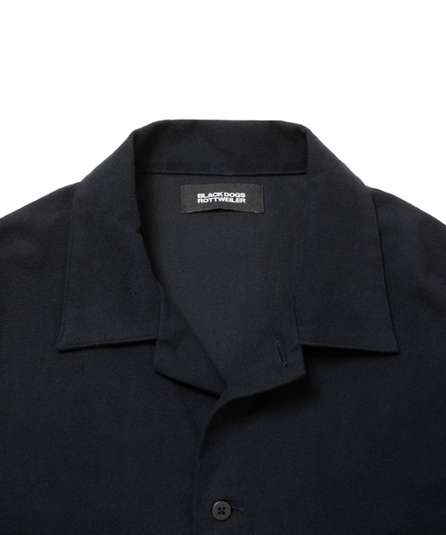 ROTTWEILER（ロットワイラー）の「R9 OPEN COLLAR SHIRT（シャツ/ブラウス・メンズ・ブラック/ネイビー・S/M/L/XL）」の6枚目の写真
