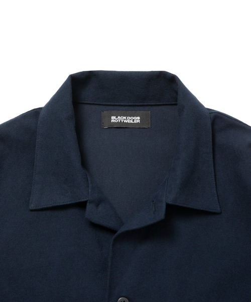 ROTTWEILER（ロットワイラー）の「R9 OPEN COLLAR SHIRT（シャツ/ブラウス・メンズ・ブラック/ネイビー・S/M/L/XL）」の10枚目の写真
