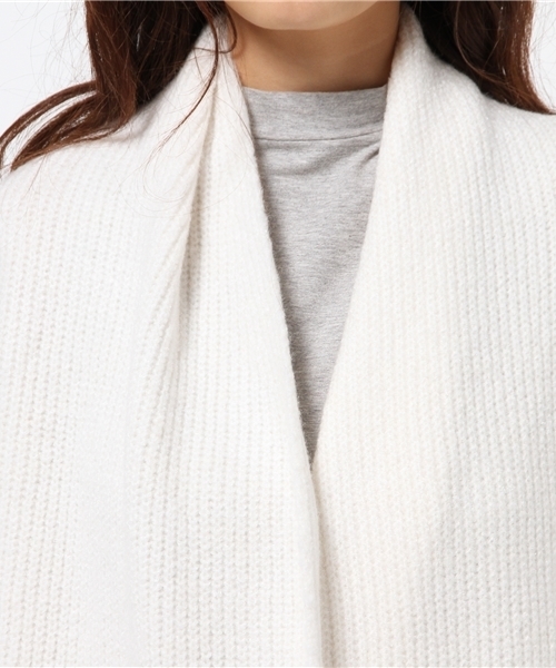 MOUSSY（マウジー）の「WRAP KNIT COAT（カーディガン/ボレロ・レディース・ホワイト/ライトグリーン/トップグレー・FREE）」の7枚目の写真