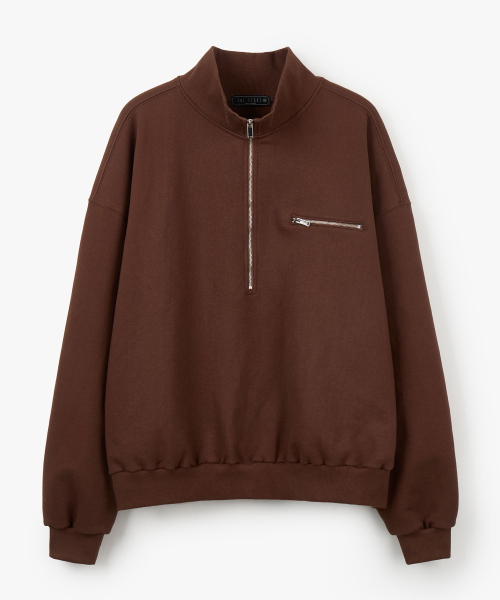 THESTORI(ザ・ストリ)の「ネリー クォータージップアップ (ブラウン)(スウェット・メンズ・その他・1(M)/2(L))」の4枚目の写真