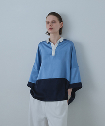 CALMER | SILK RUGGER SHIRT / シルクラガーシャツ(シャツ/ブラウス)
