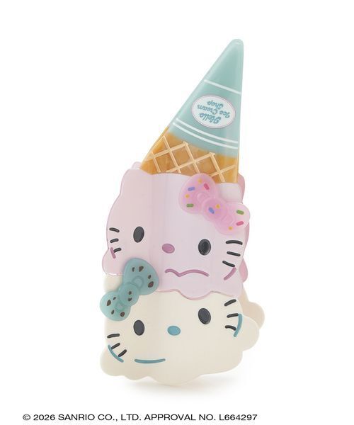 sanrio house（サンリオハウス）の「【HELLO ICE CREAM SHOP  】ヘアバンスクリップ（その他ヘアアクセサリー・レディース・ピンク/ホワイト・F）」の2枚目の写真