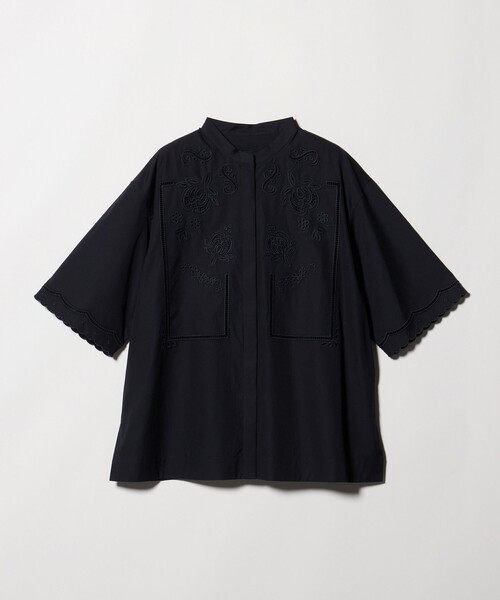 UNITED ARROWS(ユナイテッドアローズ)の「カットワーク シャツ ブラウス(シャツ/ブラウス・レディース・オフホワイト/ネイビー・FREE)」の13枚目の写真