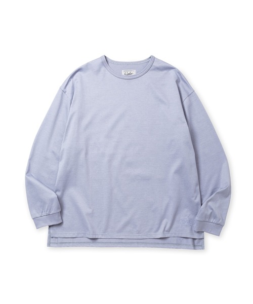 CALEE(キャリー)の「ORGANIC COTTON L/S CS(Tシャツ/カットソー・メンズ・グリーン系その他/ライトグレー/ブラック/ホワイト・MEDIUM/LARGE)」の3枚目の写真