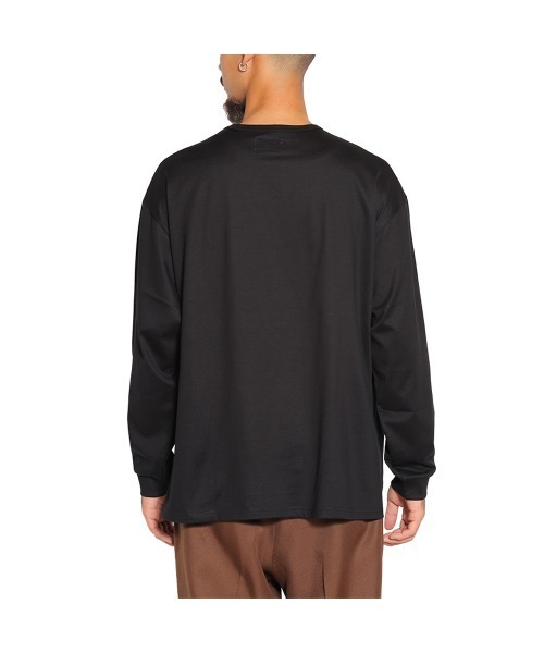 CALEE(キャリー)の「ORGANIC COTTON L/S CS(Tシャツ/カットソー・メンズ・グリーン系その他/ライトグレー/ブラック/ホワイト・MEDIUM/LARGE)」の5枚目の写真
