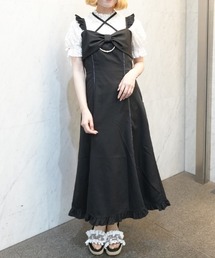 ⭐︎753 axes femme アクシーズファム キャミワンピまとめうり★6点 セール】レースアップロングキャミワンピース（ワンピース）｜axes