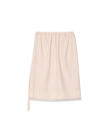 SHIRRING LACE SKIRT (3color, 2size)