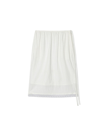 SHIRRING LACE SKIRT (3color, 2size)
