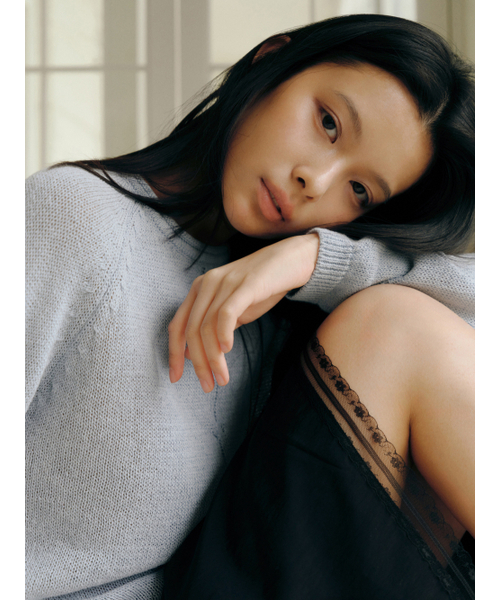 Yuje（ユジェ）の「SHIRRING LACE SKIRT (3color, 2size)（スカート・レディース・ライトピンク/Off White/ブラック・SMALL/MEDIUM）」の18枚目の写真