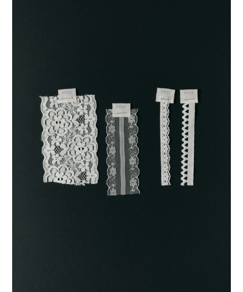Yuje（ユジェ）の「SHIRRING LACE SKIRT (3color, 2size)（スカート・レディース・ライトピンク/Off White/ブラック・SMALL/MEDIUM）」の22枚目の写真