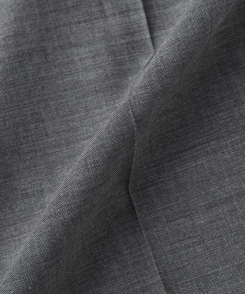ATON(エイトン)の「ATON(エイトン)TWIST WOOL GAUZE TWO TUCKED EASY PA(スラックス・メンズ・チャコールグレー・2/4/6)」の4枚目の写真
