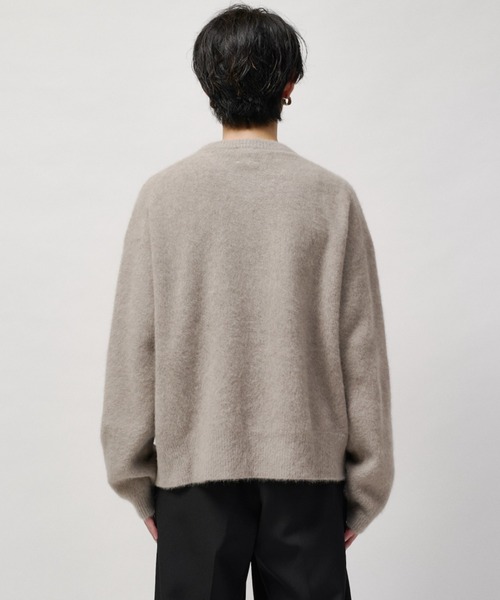 Lui's(ルイス)の「ウールライトVネックニット(ニット/セーター・メンズ・モカ/ブラック/チャコールグレー/ブルー・M/S)」の22枚目の写真