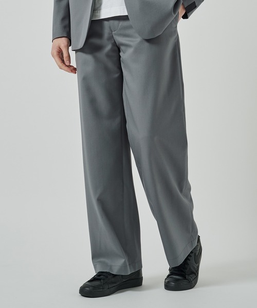 N.HOOLYWOOD(N.ハリウッド)の「【N.HOOLYWOOD】2251-PT22-002 PANTS(スラックス・メンズ・グレー/ライトグレー・38)」の1枚目の写真