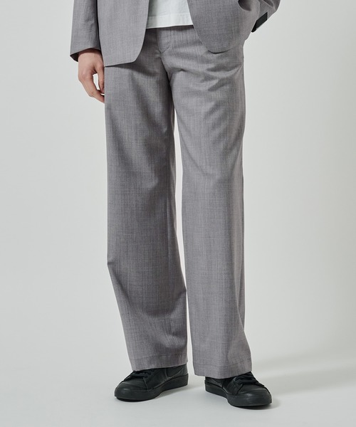 N.HOOLYWOOD(N.ハリウッド)の「【N.HOOLYWOOD】2251-PT22-002 PANTS(スラックス・メンズ・グレー/ライトグレー・38)」の2枚目の写真
