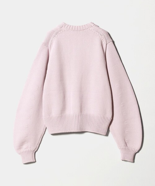 H BEAUTY&YOUTH UNITED ARROWS(エイチビューティーアンドユースユナイテッドアローズ)の「<H>コットンナイロン リリヤーン カーディガン(カーディガン/ボレロ・レディース・ブラック/ライラック・FREE)」の12枚目の写真