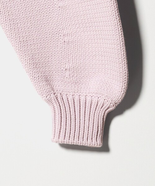 H BEAUTY&YOUTH UNITED ARROWS(エイチビューティーアンドユースユナイテッドアローズ)の「<H>コットンナイロン リリヤーン カーディガン(カーディガン/ボレロ・レディース・ブラック/ライラック・FREE)」の10枚目の写真