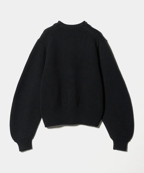 H BEAUTY&YOUTH UNITED ARROWS(エイチビューティーアンドユースユナイテッドアローズ)の「<H>コットンナイロン リリヤーン カーディガン(カーディガン/ボレロ・レディース・ブラック/ライラック・FREE)」の7枚目の写真