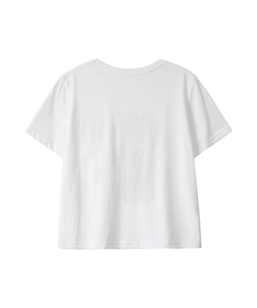 ERER(エルエル)の「Cropped Popeye Graphic T-Shirt White(Tシャツ/カットソー・レディース・ホワイト・1/2)」の8枚目の写真