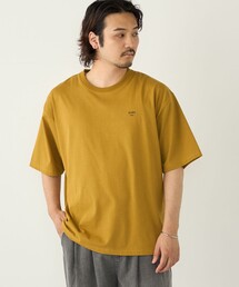 SHIPS Colors（シップス カラーズ）の「【WEB限定】SHIPS Colors:〈汗染み防止〉タイニーロゴ Tシャツ（Tシャツ/カットソー）」